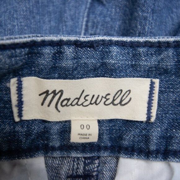 New! Madewell Pleated Wide-Leg Jeans, size 00 - Picture 14 of 16